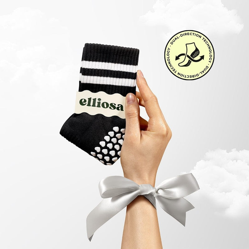 Dual-Direction Grip Stripes - Black